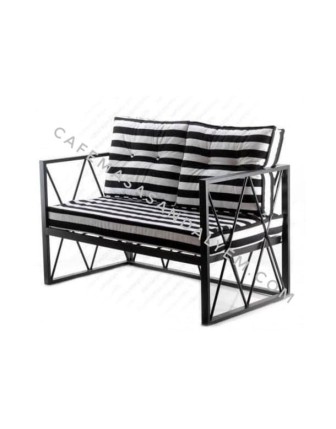 Cafe Metal Profil Sedir CMPS04