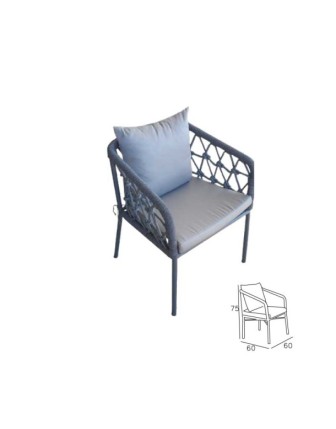 Dış ve İç Mekan Uyumlu Sandalye Capri DMMS30