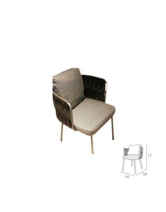 Dış ve İç Mekan Uyumlu Sandalye Milas DMMS33