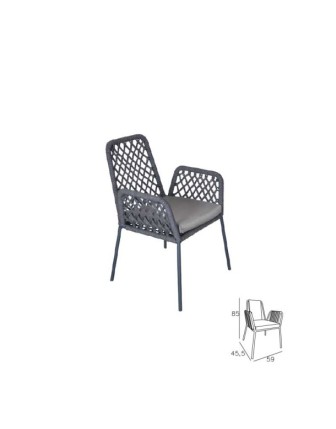 Dış ve İç Mekan Uyumlu Sandalye Tower DMMS35