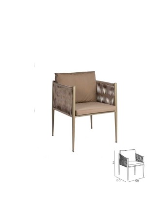 Dış ve İç Mekan Uyumlu Sandalye Paris DMMS43